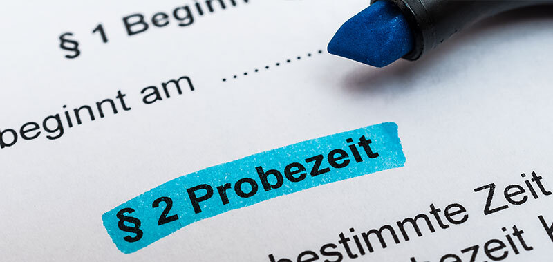 Was ist die Probezeit? 